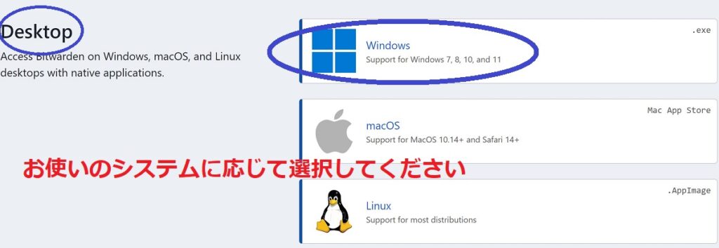 Install Windows version